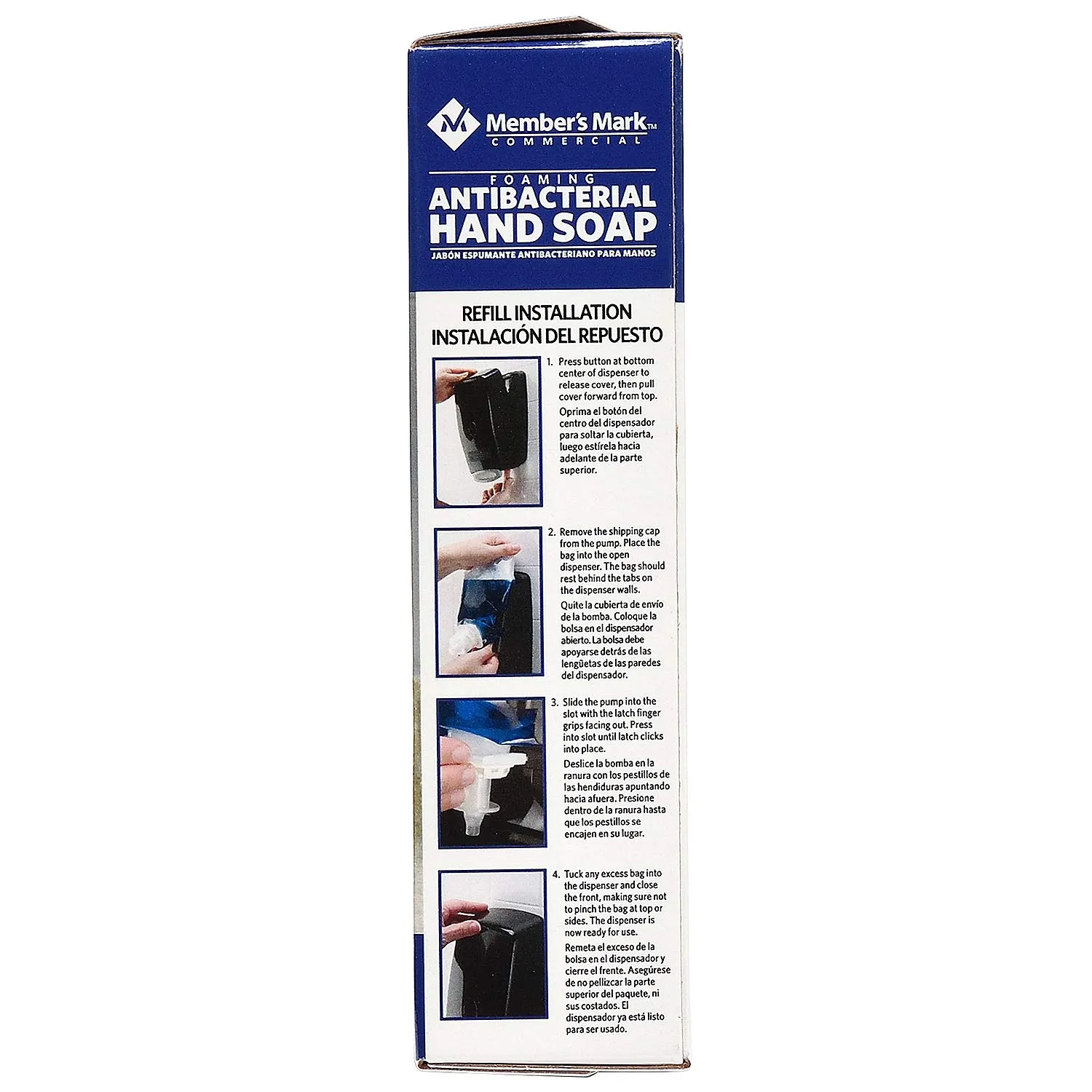 Member's Mark Proforce Commercial Foaming Antibacterial Hand Soap 2 Pack Refills, 33.8 Fl. Oz