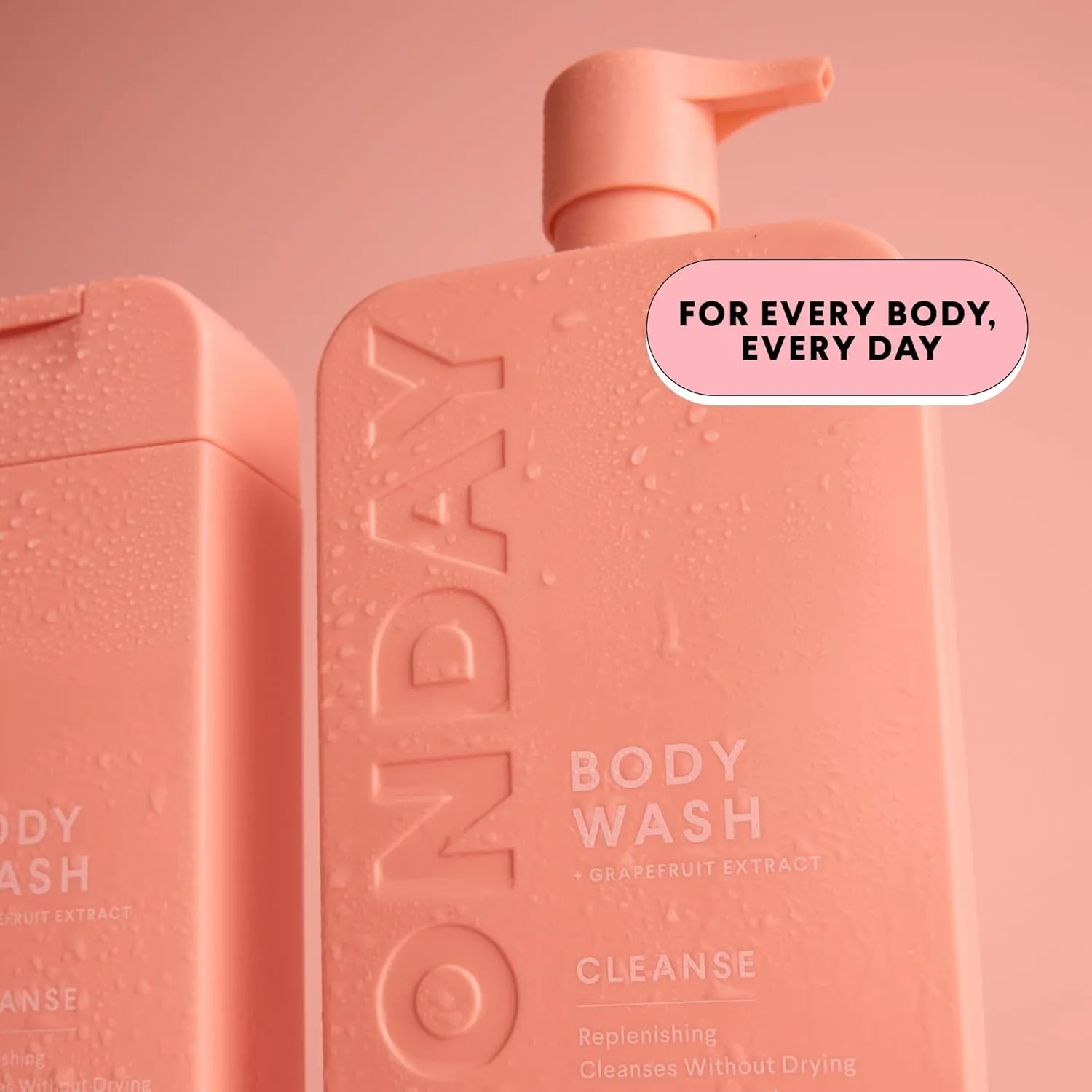 MONDAY HAIRCARE CLEANSE Body Wash with Grapefruit Extract, Hyaluronic Acid, Shea Butter, Coconut Oil for Normal to Oily/Combination Skin 900 mL (Dual Pack)