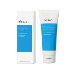 Murad Clarifying Cream Cleanser - Anti-Aging Time Release Acne Face Cleanser | Encapsulated Salicylic Acid for Blemish-Prone Skin (5 Fl Oz)