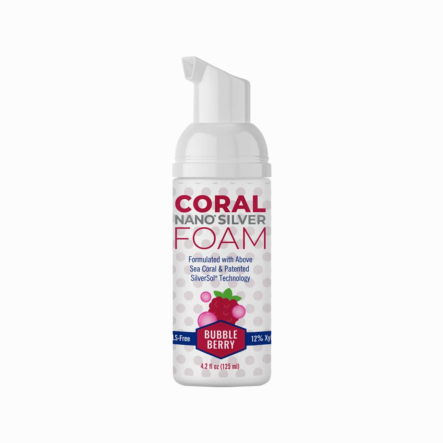 Nano Silver Foaming Toothpaste Bubble Berry - 125ml