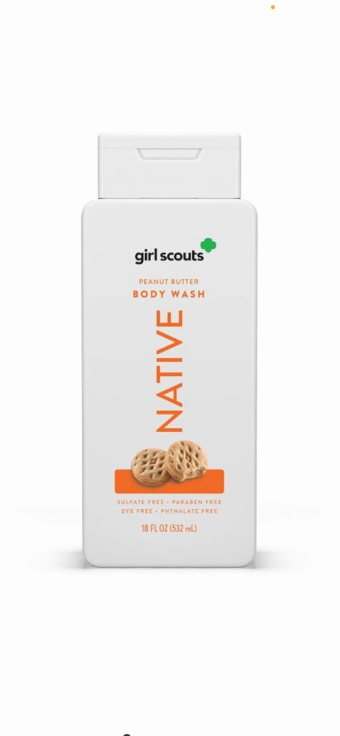 Native Limited Edition Girl Scout Peanut Butter Cookie Body Wash - 18oz