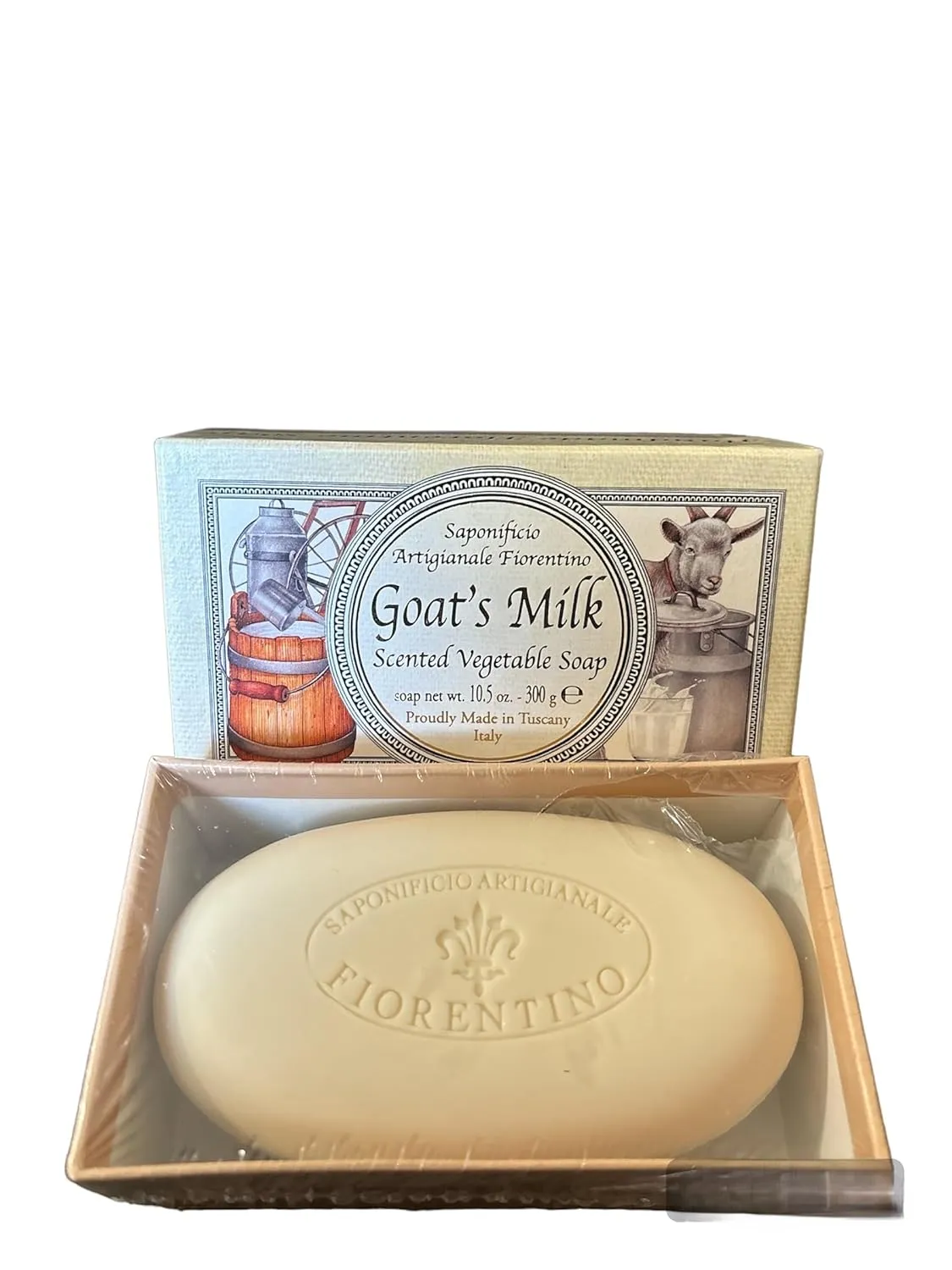 natural Goat's Milk Scented Soap, 300g., 1 Count (Pack of 1)