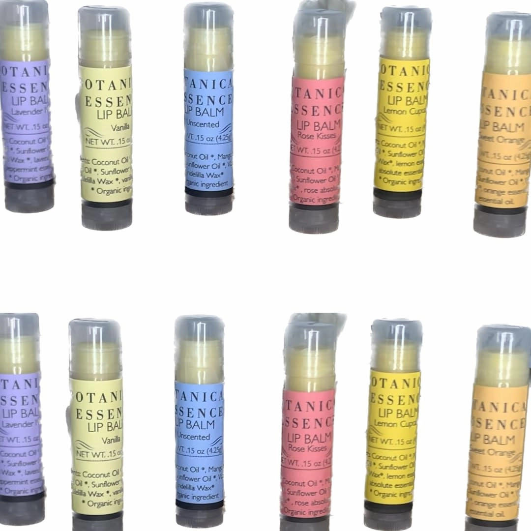 Natural Skincare Lip Balm Bundle Moisturizer Dry Lips Chapped Lips Lip Healing 6 pack .9oz