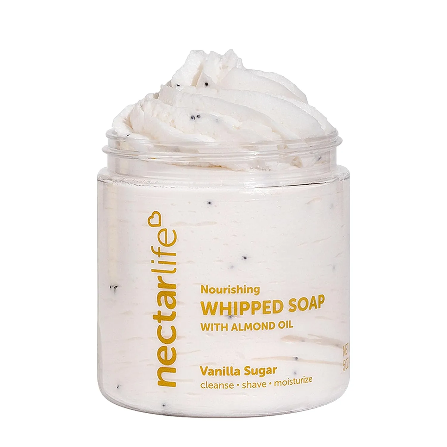 Nectar Life Whipped Soap and Shave Butter, 5 oz (Vanilla Sugar)