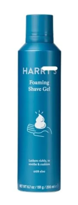 New Men's Foaming Shave Gel with Aloe, 6.7 oz (1 Pack, Package May Vary)