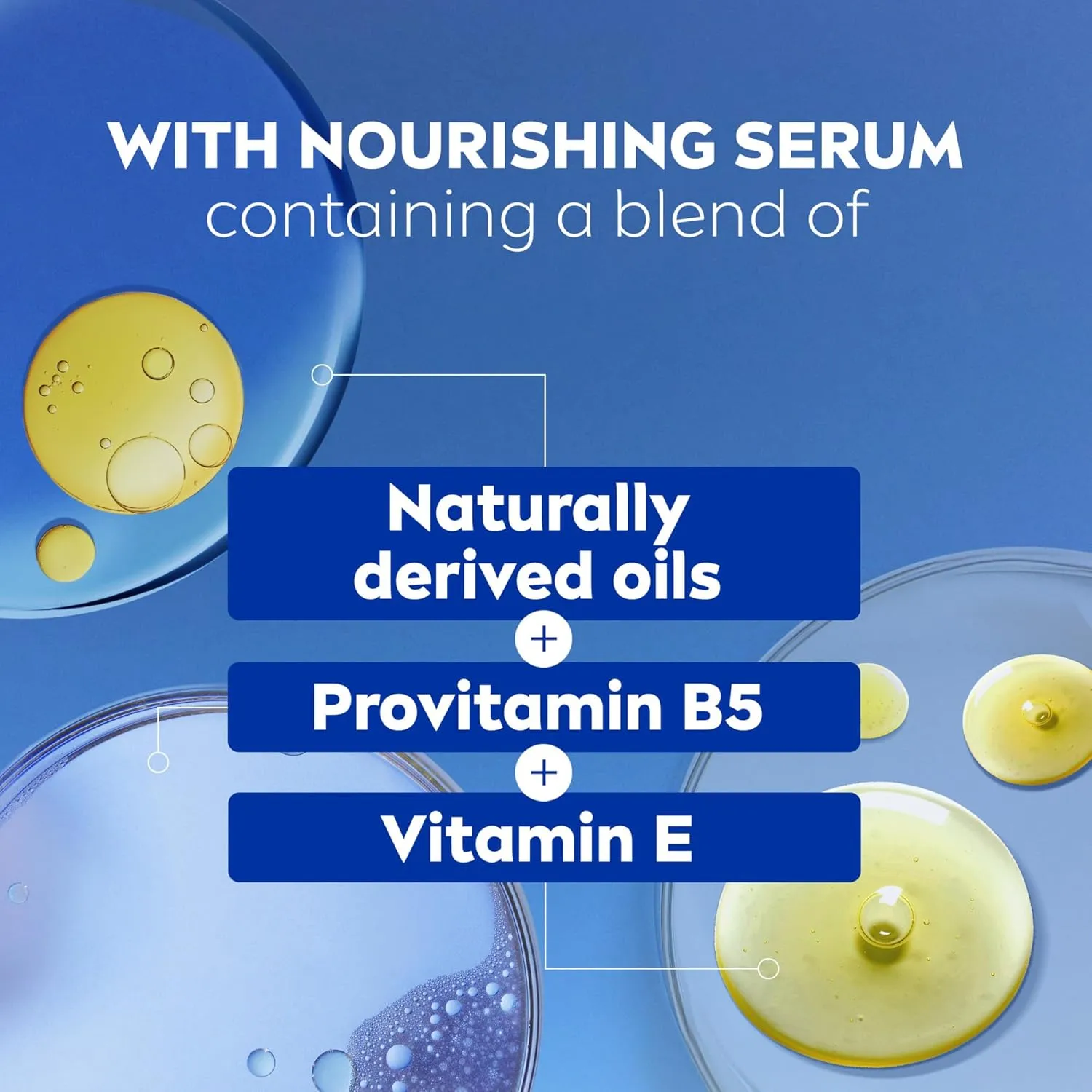 NIVEA Pampering Coconut and Almond Milk Body Wash with Nourishing Serum, Moisturizing Body Wash for Women, Enriched with Provitamin B5 and Vitamin E, 20 Fl Oz Bottle, 3 Pack