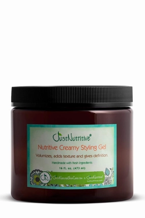 Nutritive Creamy Styling Gel | Delivers Gentle Hold Without Leaving a Greasy Sticky Residue | Nutritive Ingredients Restore Moisture