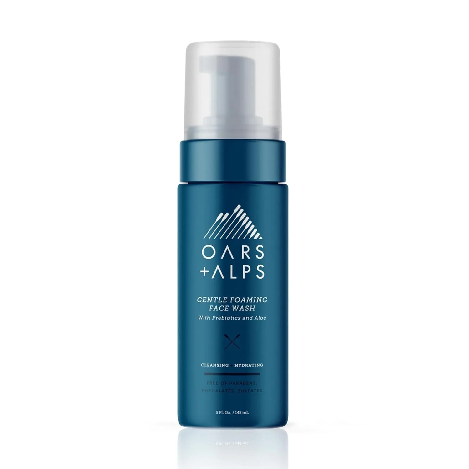 Oars   Alps Gentle Foaming Face Wash and Moisturizer, Dermatologist Tested Skin Care Infused with Prebiotics and Aloe, 5 Fl Oz