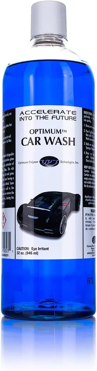 Optimum Car Wash - 32 Oz., Biodegradable Foaming Car Wash Soap, For Professional Car Detailing and At Home Car Wash, Bucket Wash, or Use with Foam Gun or Foam Cannon