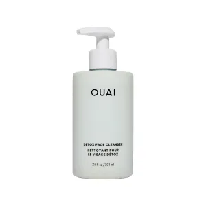 OUAI Detox Facial Cleanser - Deep Cleansing Face Wash with Glycolic Acid, Niacinamide & PHA - Removes Sweat, Dirt & Oil Without Drying - Gentle Face Cleanser for Post-Workout (7.8 Fl Oz)