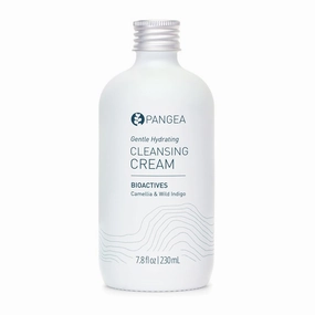 Pangea Organics Natural Camellia   Wild Indigo Gentle Hydrating Cleansing Cream | Vegan, Non-Toxic, Soothing & Nourishing | Sustainable Glass Bottle (7.8 oz | 230 ml)