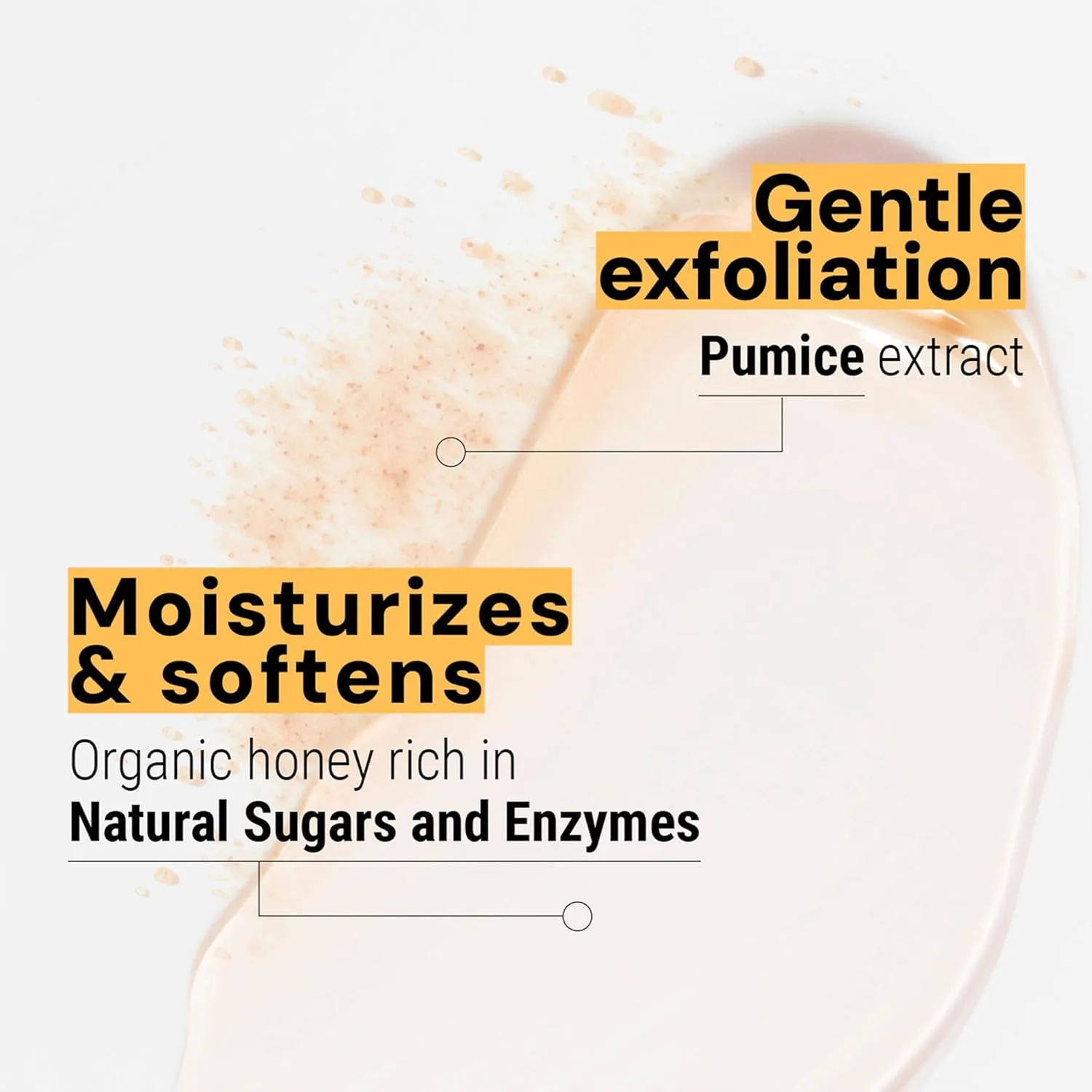 Panier des Sens - Liquid Hand Soap – Honey Exfoliating Hand Wash - French Marseille Moisturizing Soap with Coconut Oil - Refillable Kitchen & Bathroom Hand Soap - 97% Natural Ingredients -16.9 Fl.oz
