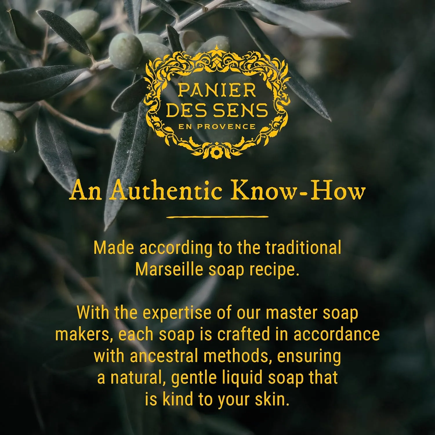 Panier des Sens - Moisturizing Hand Soap - Orange Blossom Gourmand Fragrance - French Traditional Savon de Marseille Soap - Refillable Kitchen & Bathroom Soap - 16.9 Fl.oz Liquid Hand Wash 96% Natural