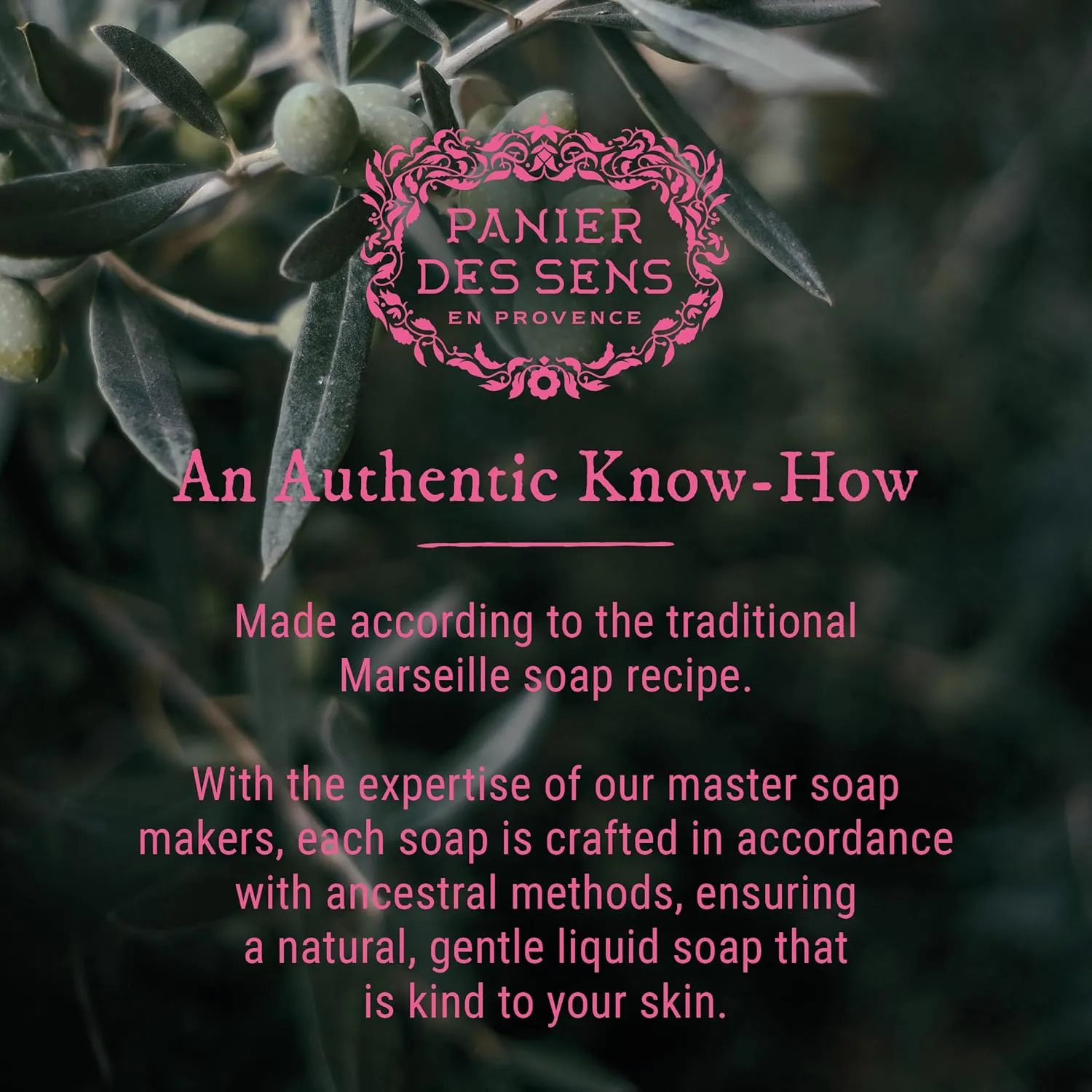 Panier des Sens Moisturizing Hand Soap - Rose Floral, Feminine Fragrance - French Traditional Savon de Marseille Soap - Refillable Kitchen & Bathroom Soap - 16.9 Fl.oz Liquid Hand Wash 97% Natural