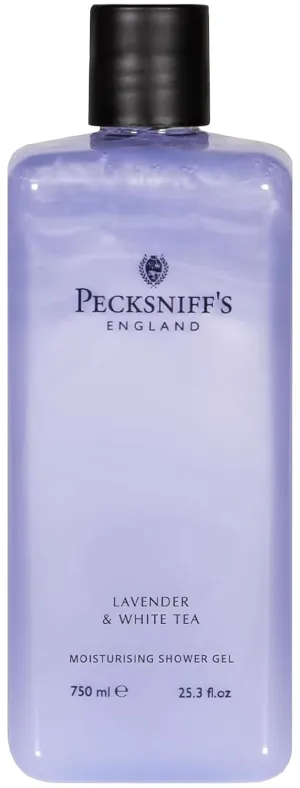 Pecksniff's Lavender & White Tea Moisturizing Shower Gel | 750ml / 25.366 Fl Oz