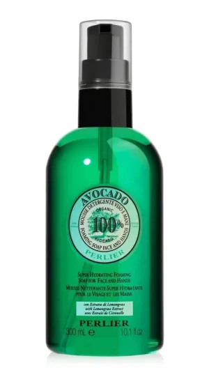 Perlier Cucumber Foaming Face and Hand Soap, 10.1 oz