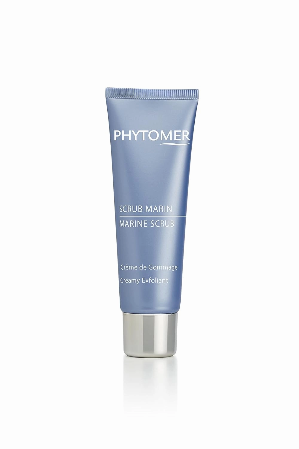 PHYTOMER Marine Scrub Creamy Exfoliant Face Wash | Hydrating Facial Scrub to Refine Skin Texture | Gentle Exfoliator & Cleanser for Face & Neck | Reveal Clearer, Softer Skin | 50ml
