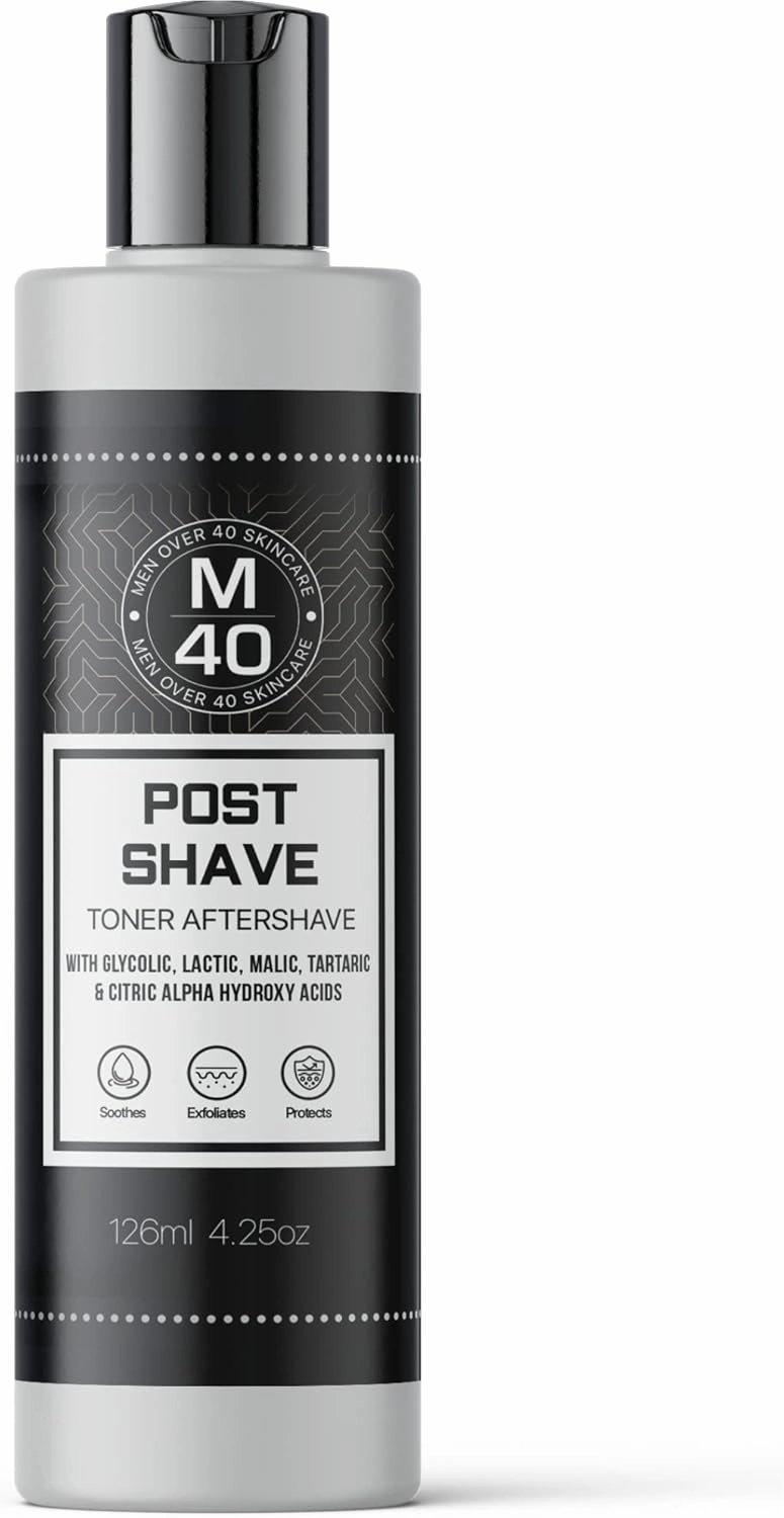 Post Shave Toner (4.25 oz.): Exfoliates Dead Skin, Hydrates, and Soothes Shaving Irritation