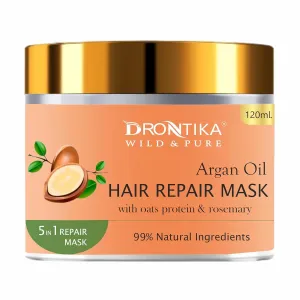 PRZX Argan Oil Hair Mask, Ideal For Frizz -Free And Stronger Hair |Paraben, Sulfates Free|For all hair types |Hair Mask for Men & Women 120ml