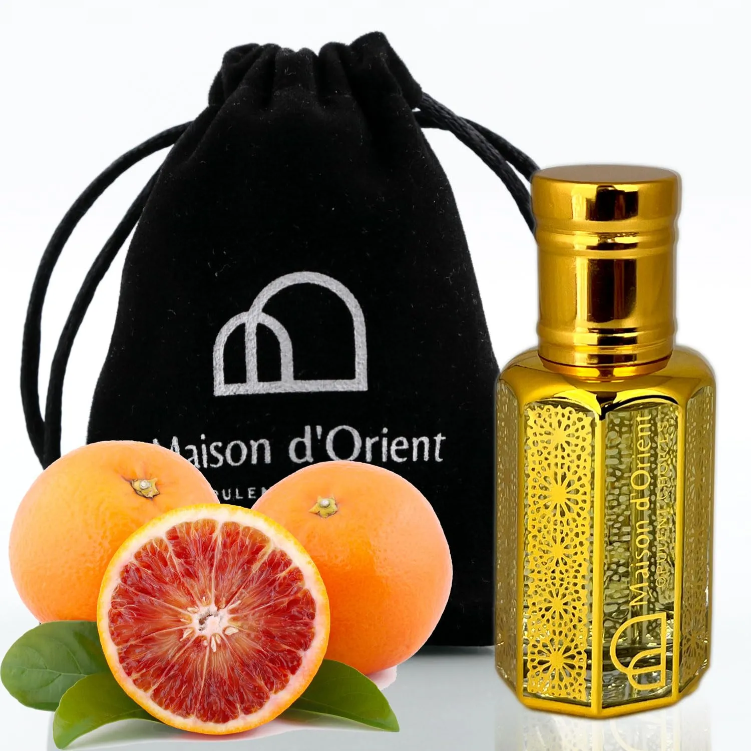 Pure Essence Perfume Oil 12 mL – Oriental Citrus and Vanilla with Sicilian Orange and Exotic Fruits. Alcohol Free Long Lasting Oil, Compliment Magnet