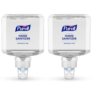 PURELL Advanced Hand Sanitizer Gentle & Free Foam, Fragrance Free, 1200 mL Refill for PURELL ES8 Automatic Hand Sanitizer Dispenser (Pack of 2) - 7751-02