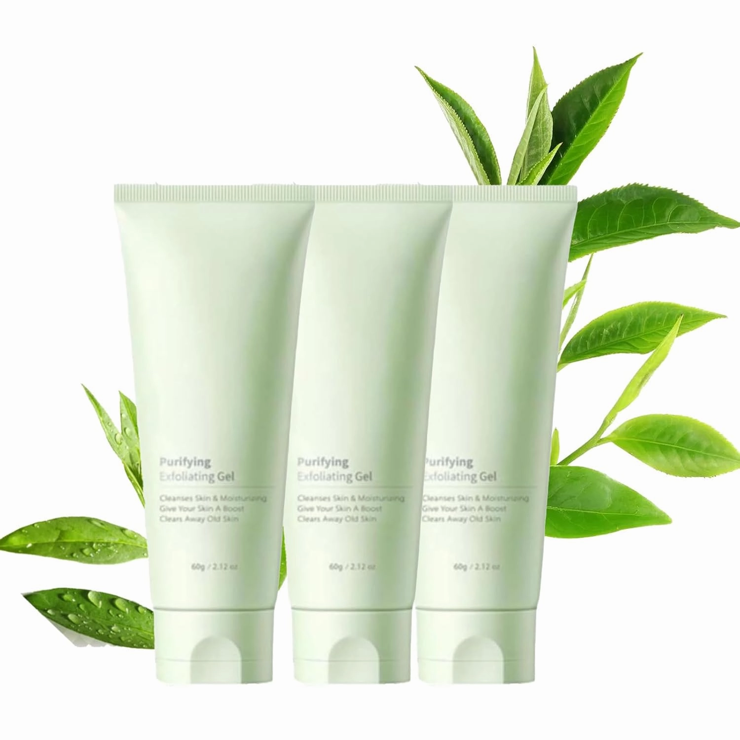 Purifying Exfoliating Gel, Exfoliating Scrub,Purifying Exfoliating Gel (3pcs)