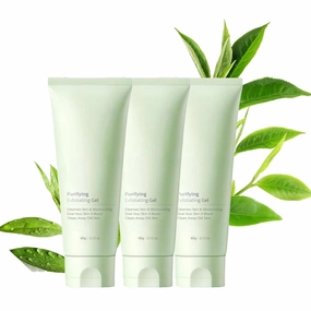 Purifying Exfoliating Gel, Exfoliating Scrub,Purifying Exfoliating Gel (3pcs)