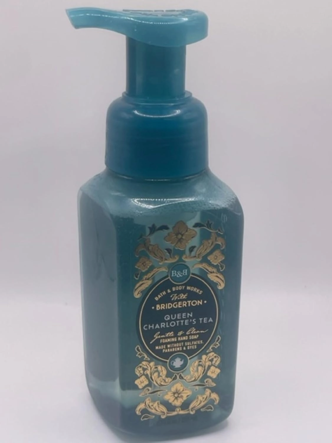 Queen (Charlottes) Tea Gentle Foaming Hand Soap 8.75 Ounce Full Size Pump Bottle Wash