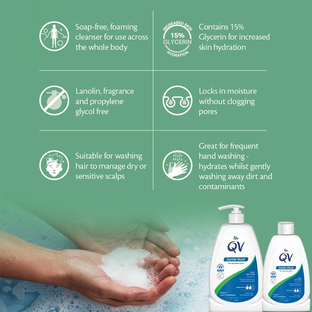 QV Skincare Gentle Wash 500g