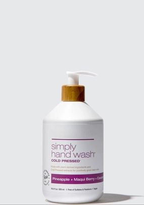 Raw Sugar Moisture Loving Hand Wash, Pineapple   Maqui Berry   Coconut, 16.9oz - Pump