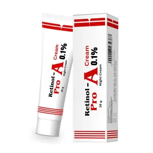 Retinol Pro Night Cream 0.1 Vitamin A Fine Lines, Sun Spots, Anti-Aging (30 Gram / 1.05 Oz)
