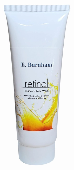 Retinol Vitamin C Face Wash 4 Oz. – Daily Gel Cleanser with Retinol & Vitamin C – Gentle Gel Foaming Face Wash for All Skin Types