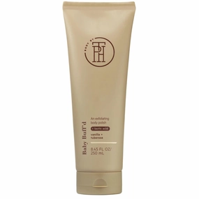 Revitalizing Vanilla   Tuberose Body Scrub with Glycolic & Lactic Acid for dull skin, 8 oz