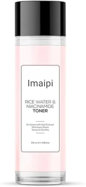 Rice Water & Niacinamide Face Toner, 135ml, Hydrating & Pore Minimizing, with Coconut Water & Oat Extract