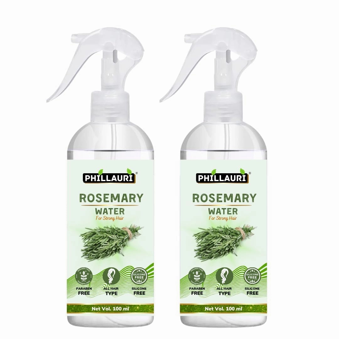 Rosemary Hair Spray,Toner or Mist For Healthier Hair and Long and Strong Hair Spray for Men & Women | Rosemary, Castor, Peppermint, Tea Tree Oil & More - For Thicker hair