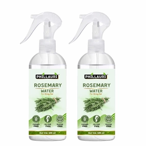 Rosemary Hair Spray,Toner or Mist For Healthier Hair and Long and Strong Hair Spray for Men & Women | Rosemary, Castor, Peppermint, Tea Tree Oil & More - For Thicker hair