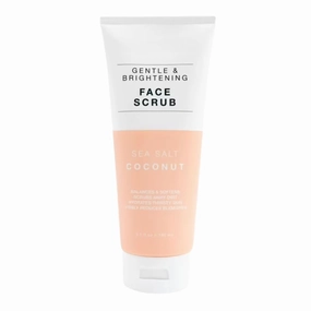 Salt & Coconut Face Scrub, Gentle & Brightening, All Skin Types, 5.1 fl oz (Pack of 01)