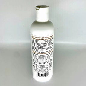 Sandalwood Bergamot Natural Herbal Blend (Sport Cap) with Witch Hazel, Aloe Vera, Shea Butter, Hyaluronic Acid & Essential Oils. Moisturizer and Skin Toner for Face and Body