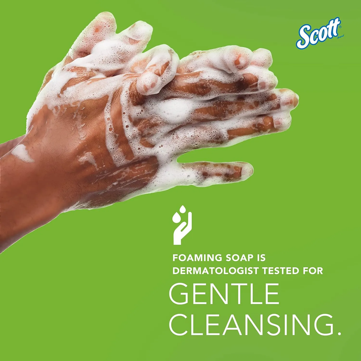 Scott Professional Green Certified Foam Hand Soap (91565), 1.0 L, Foaming, Clear, No Fragrance Added, Manual Refills, Ecologo, NSF E-1 Rated (6 Bottles)
