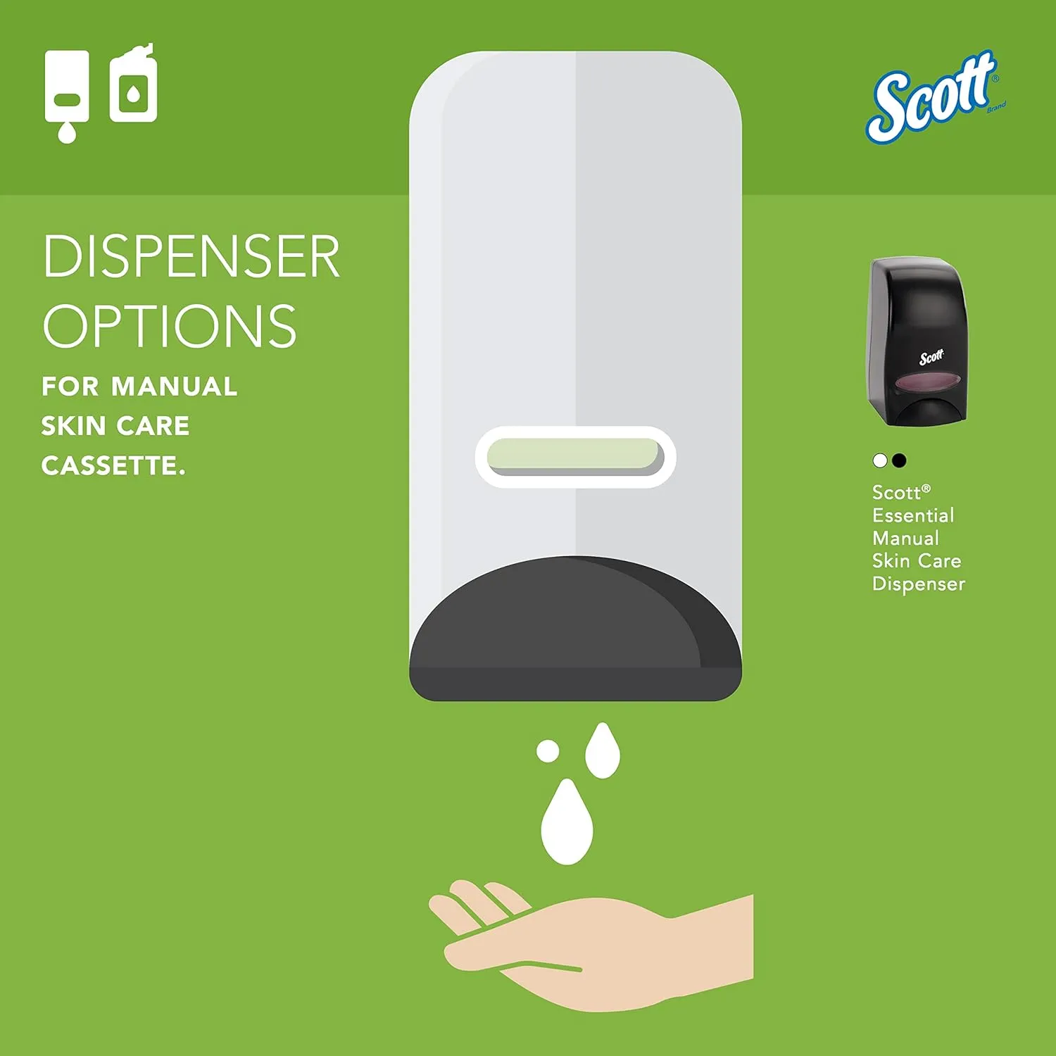 Scott Professional Green Certified Foam Hand Soap (91565), 1.0 L, Foaming, Clear, No Fragrance Added, Manual Refills, Ecologo, NSF E-1 Rated (6 Bottles)