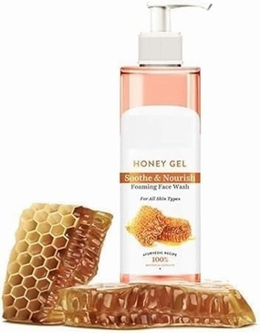 SELVANI Honey Gel Soothe & Nourish Foaming Face wash | Soap Free Formula | Reduce Dryness | 100% Botanical Extracts | Suitable for All Skin Types | 200ml