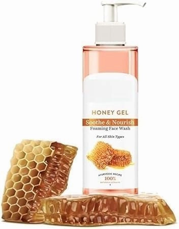 SELVANI Honey Gel Soothe & Nourish Foaming Face wash | Soap Free Formula | Reduce Dryness | 100% Botanical Extracts | Suitable for All Skin Types | 200ml