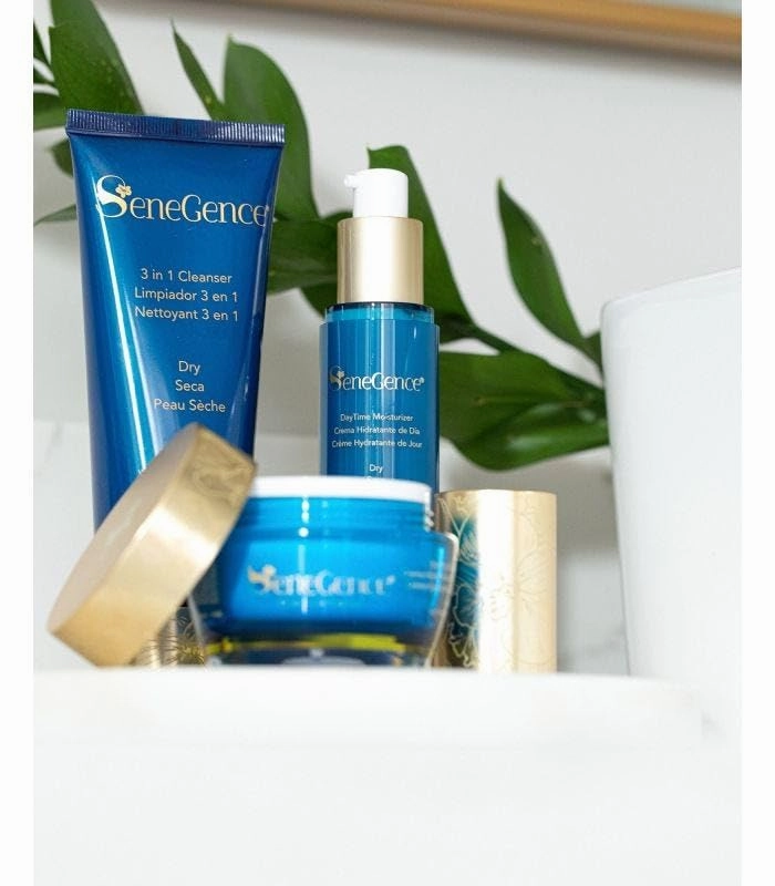 SeneGence 3 in 1 Cleanser for Normal to Dry Skin, 4 Fl Oz, Hydrating, Exfoliating, and Toning Cleanser with Apple Fruit and Goji Berry Extracts for Soft, Refreshed Skin