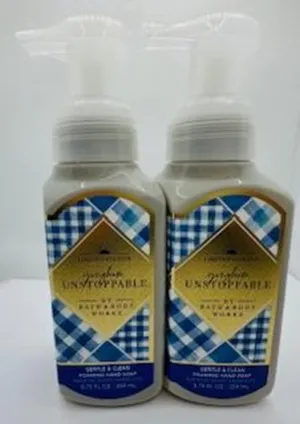 Set of 2 Gingham Unstoppable Gentle & Clean Foaming Hand Soap 8.75 Ounce