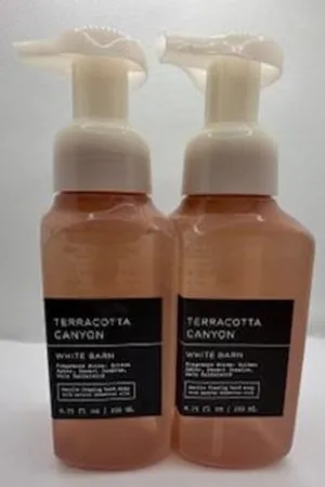 Set of 2 Terracotta Canyon Gentle Foaming Hand Soap 8.75 Ounce, Peach