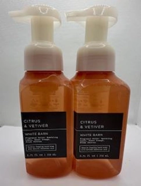 Set of 2 Citrus & Vetiver Gentle Foaming Hand Soap 8.75 Ounce