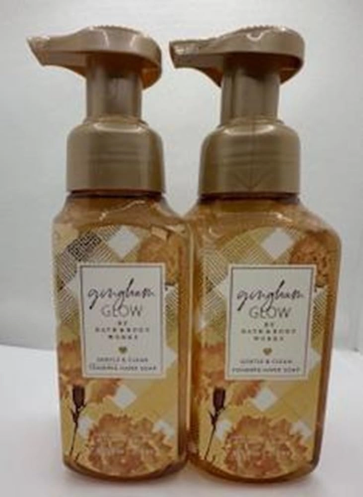 Set of 2 Gingham Glow Gentle & Clean Foaming Hand Soap 8.75 Ounce