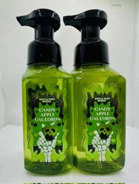 Set of 2 Halloween Candy Apple Cauldron Gentle & Clean Foaming Hand Soap 8.75 Ounce