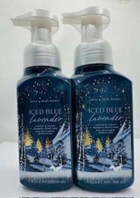 Set of 2 Iced Blue Lavender Gentle & Clean Foaming Hand Soap 8.75 Ounce