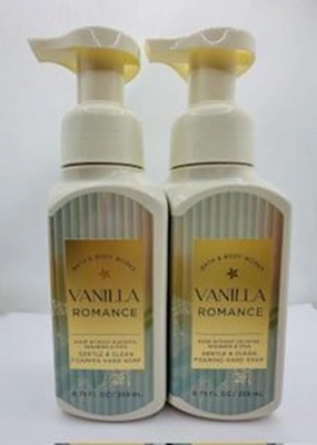 Set of 2 Vanilla Romance Gentle & Clean Foaming Hand Soap 8.75 Ounce